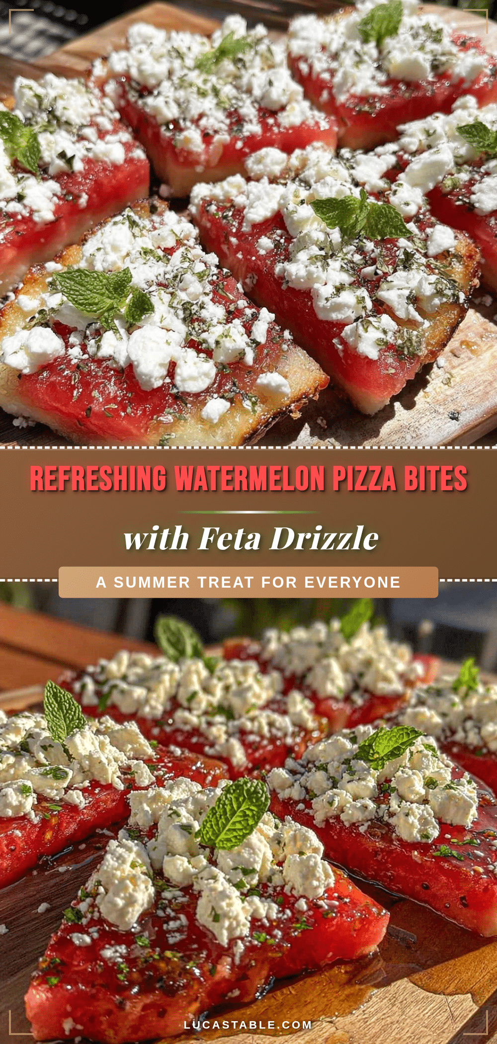 watermelon pizza bites recipe