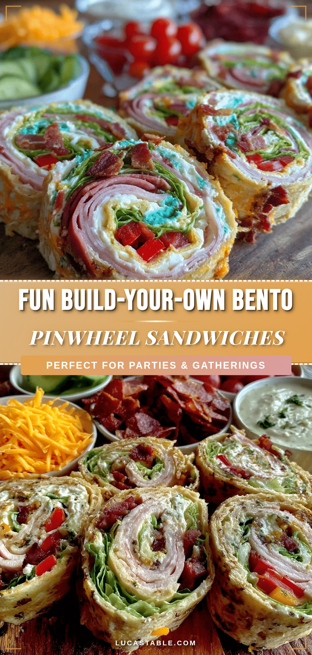 bento box pinwheel sandwich recipe