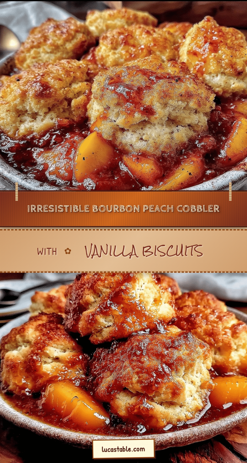 bourbon peach cobbler recipe
