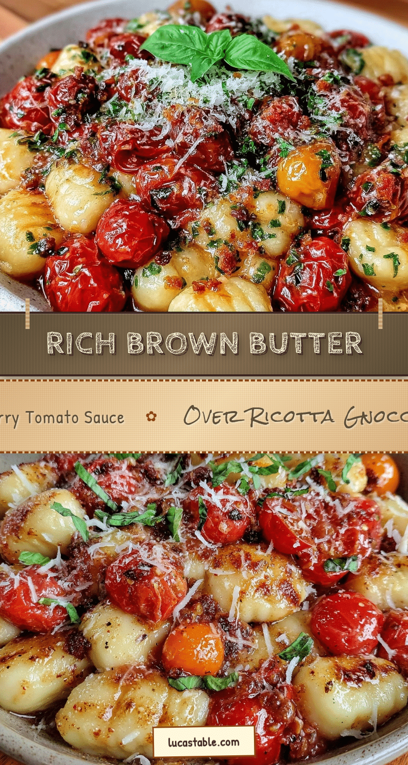 brown butter cherry tomato sauce recipe