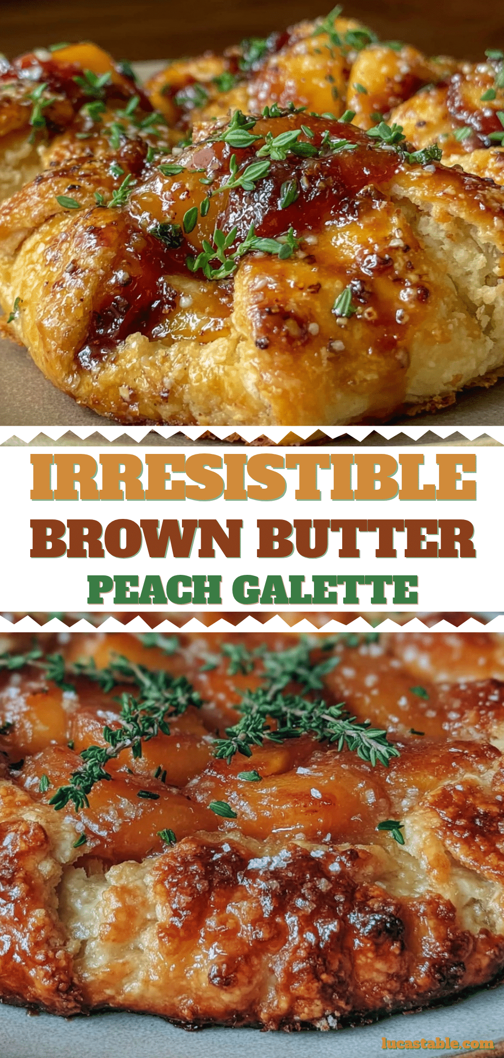 brown butter peach galette recipe