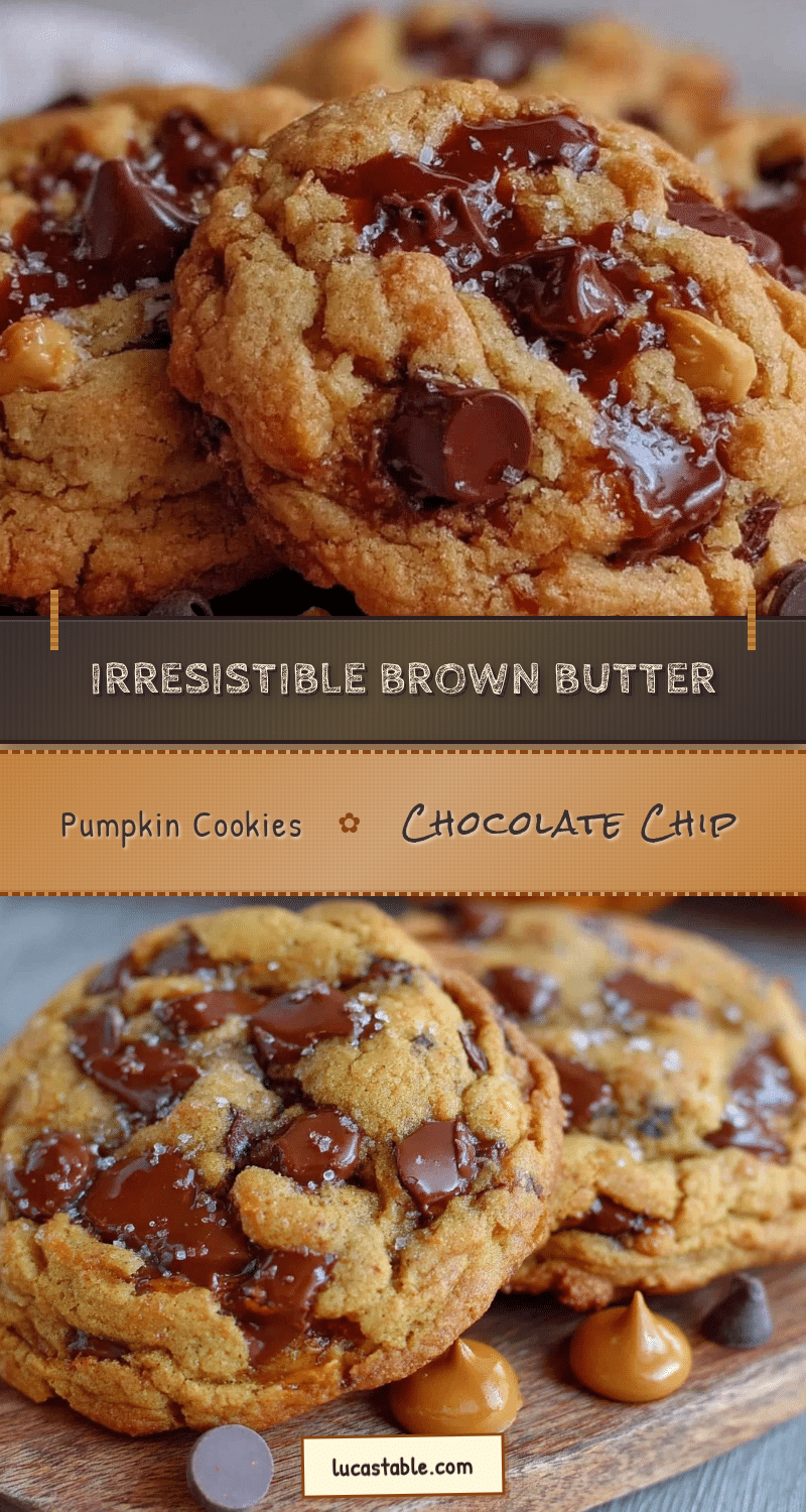 brown butter pumpkin chocolate chip cookies recipe