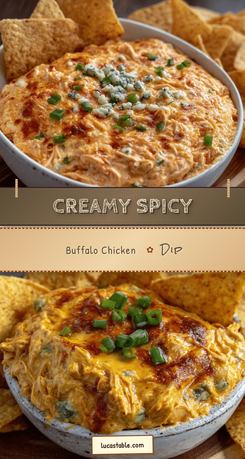 creamy buffalo chicken dip recipe