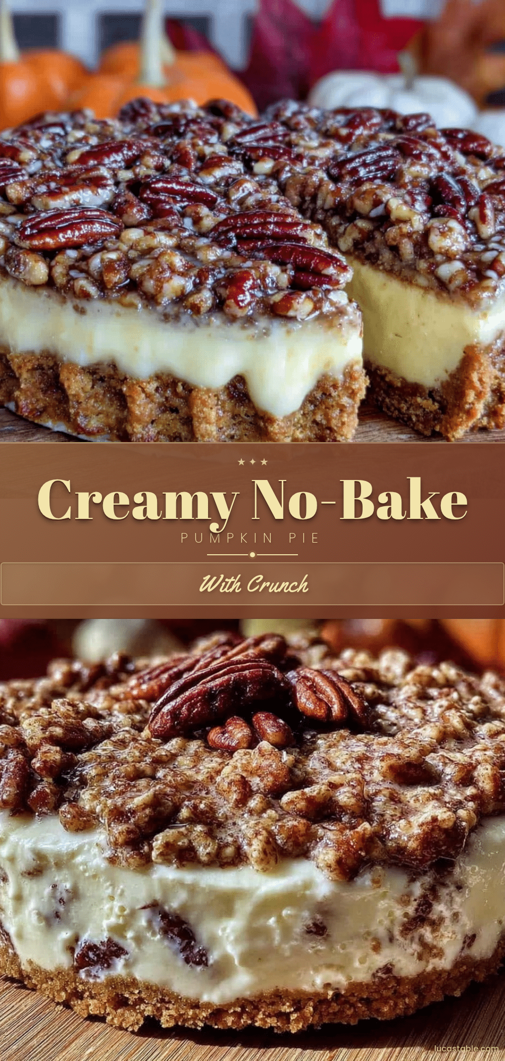 creamy no-bake pumpkin pie recipe