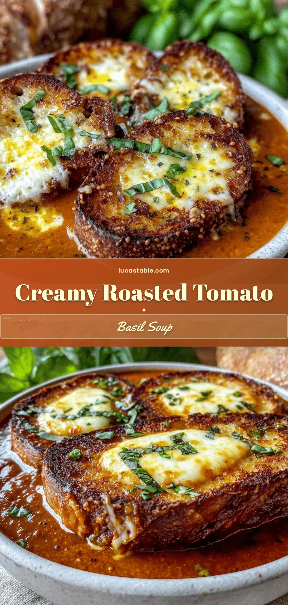 creamy roasted tomato basil soup recipe