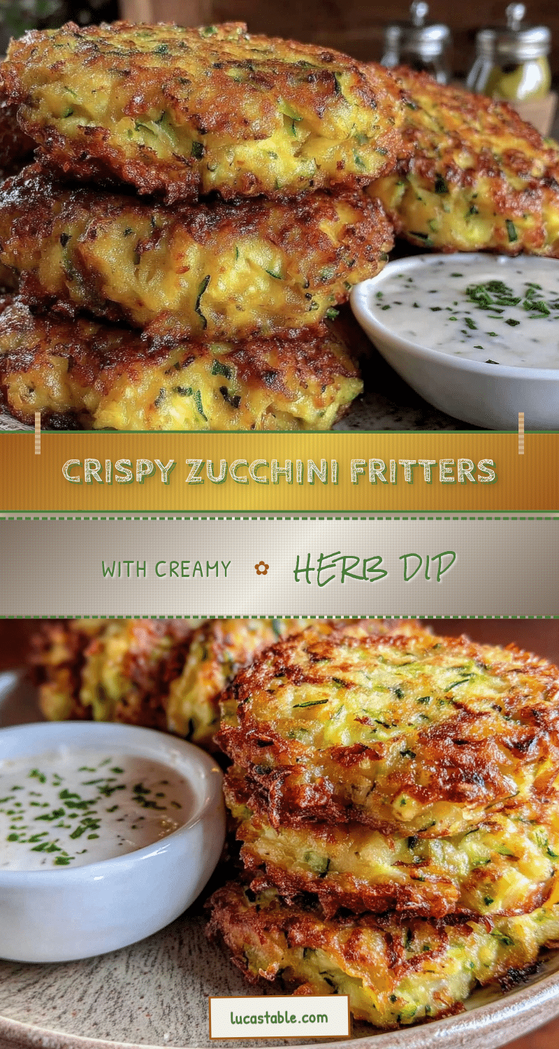 crispy zucchini fritters recipe