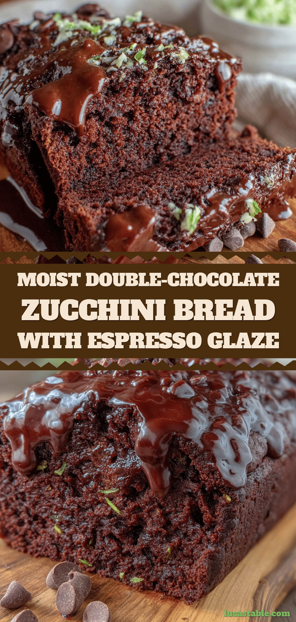 double-chocolate zucchini bread recipe