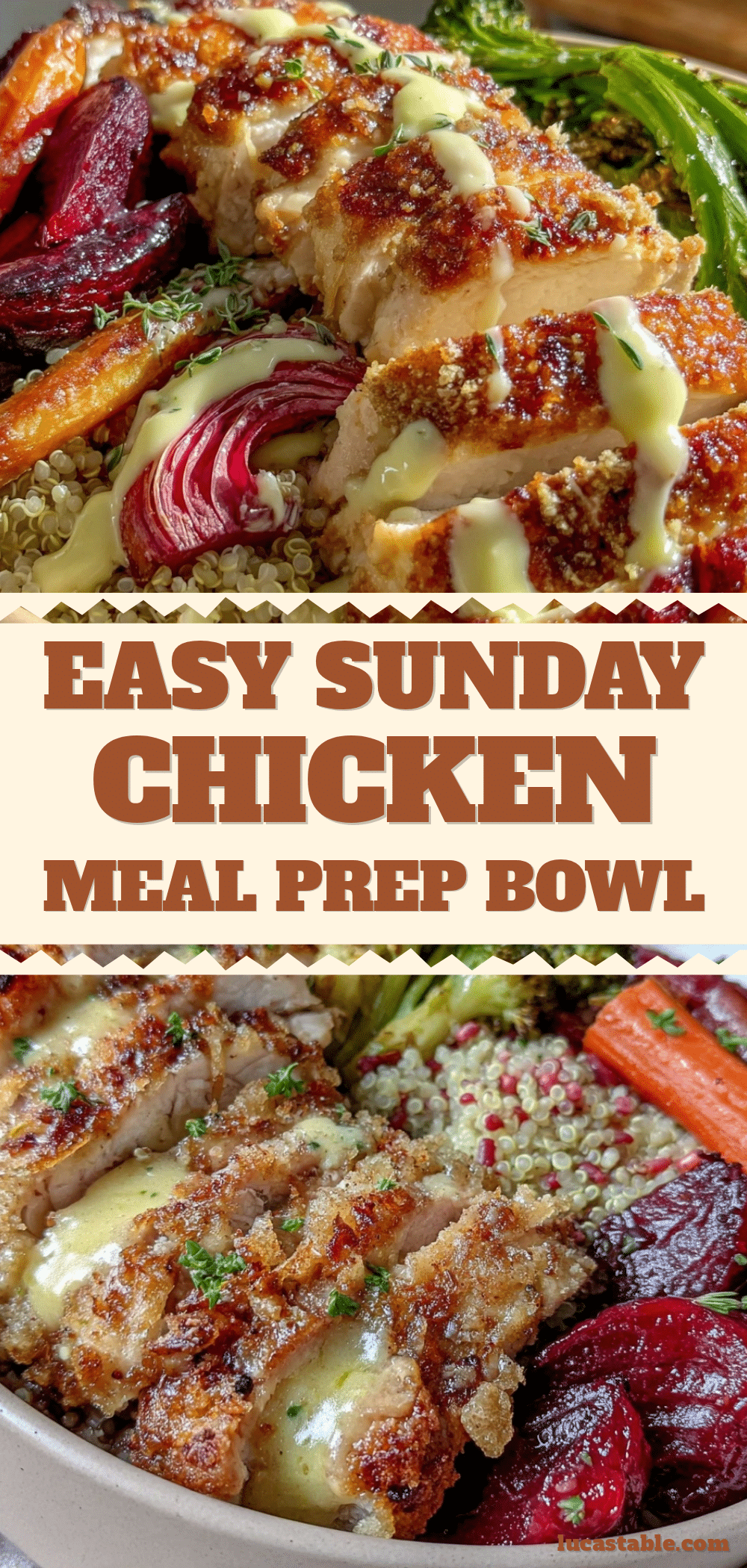 easy sunday meal prep bowl recipe