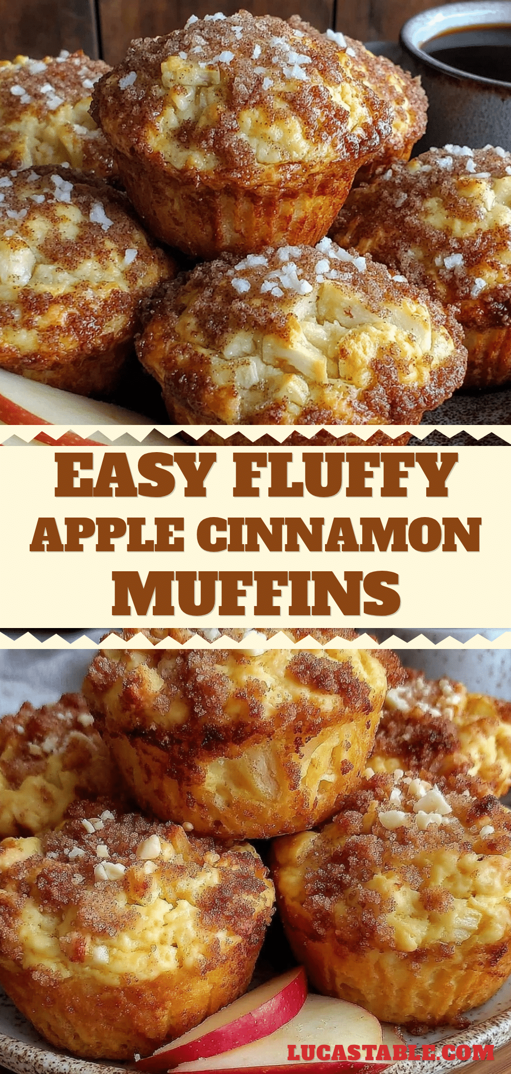 fluffy apple cinnamon breakfast muffins recipe