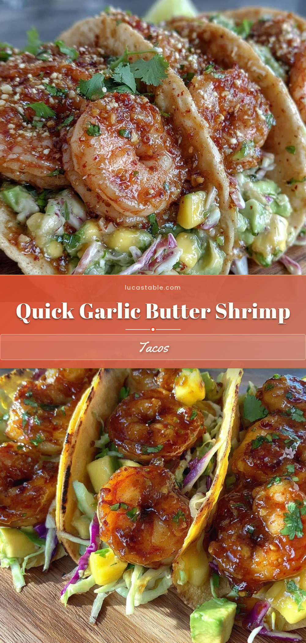 garlic butter shrimp tacos recipe