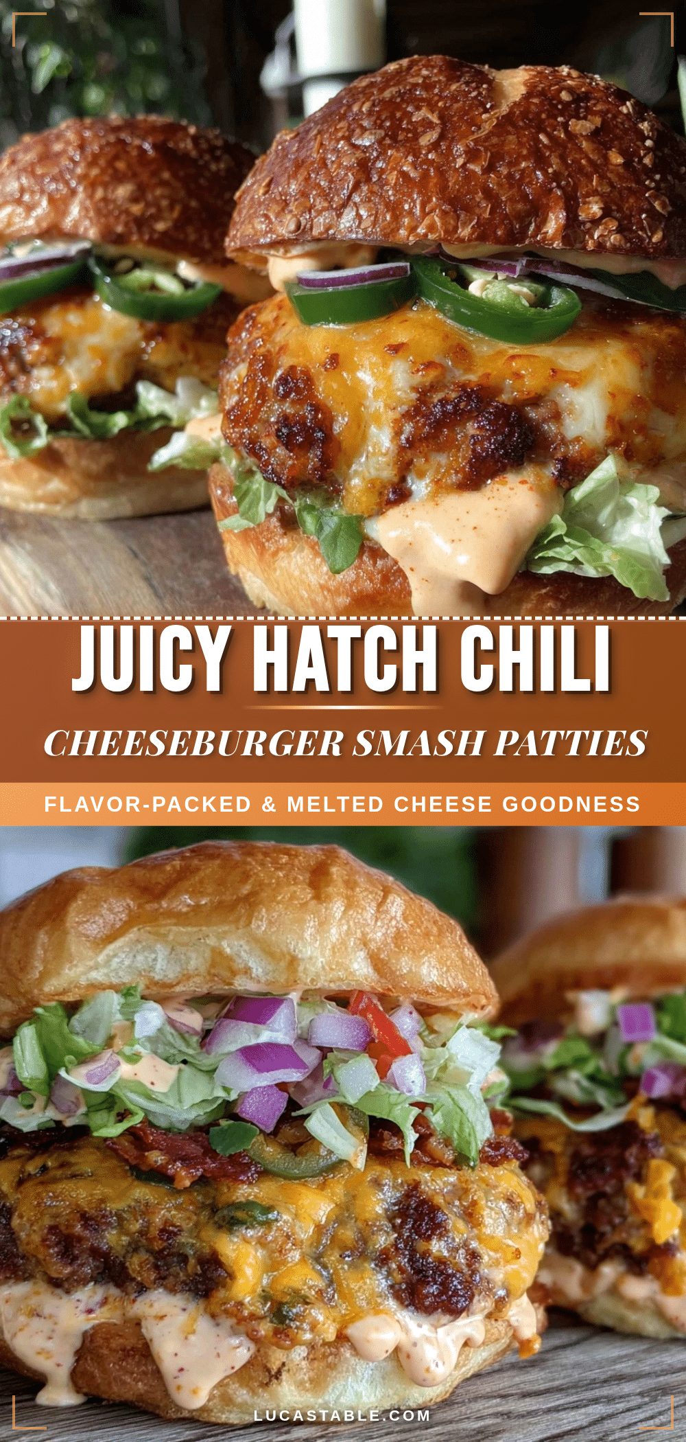 hatch chili cheeseburger smash patties recipe