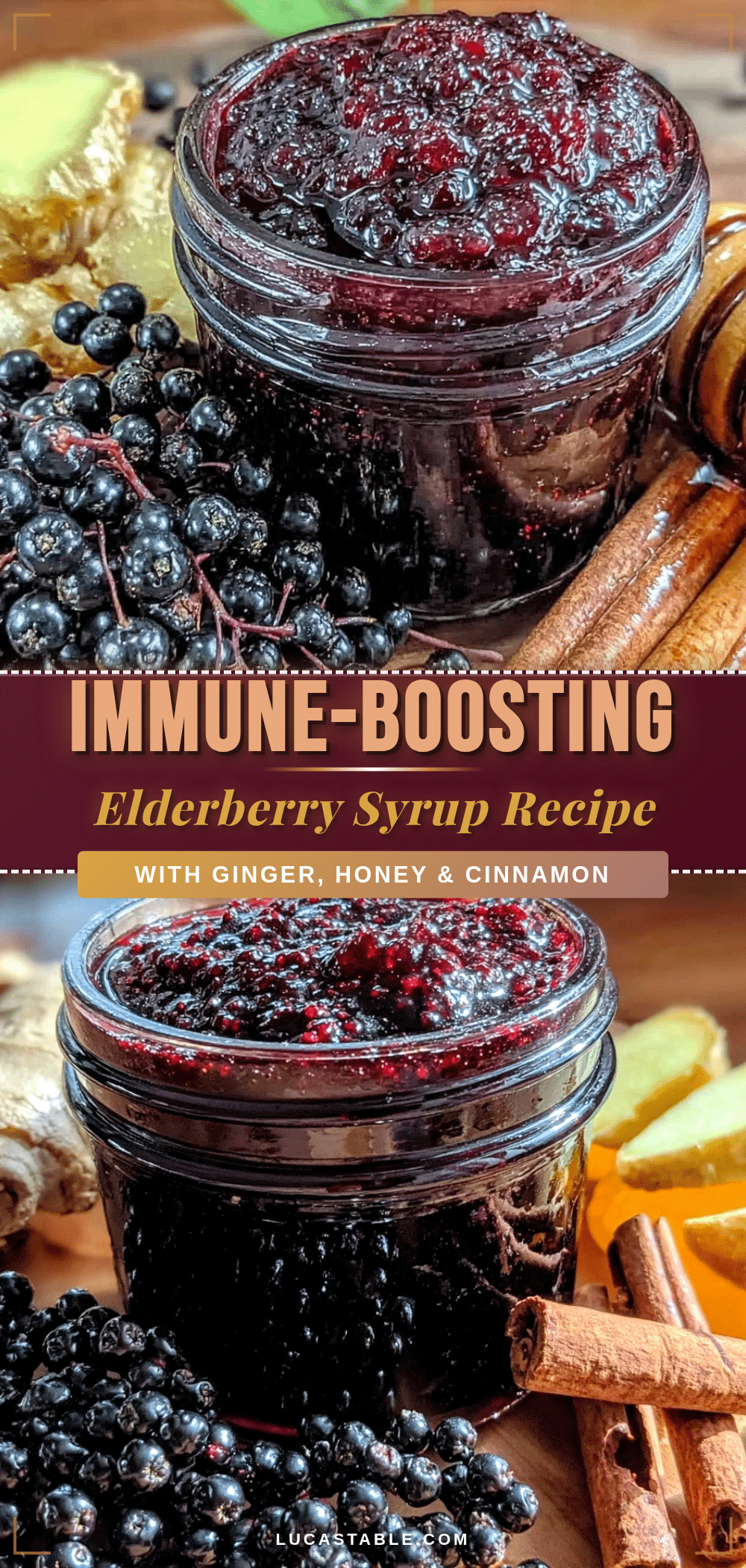 healthy homemade elderberry syrup recipe