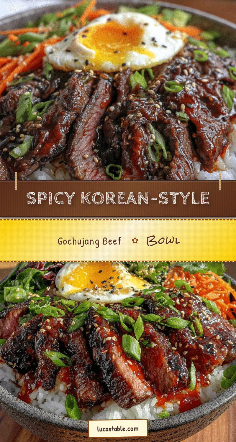 Korean-style beef bowl recipe