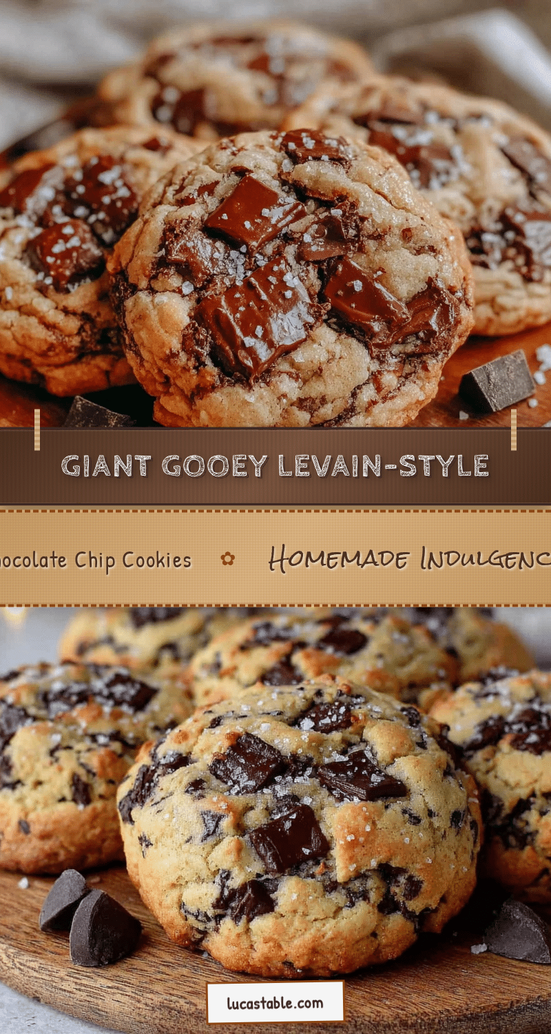 Levain-Style Giant Chocolate Chip Cookies recipe