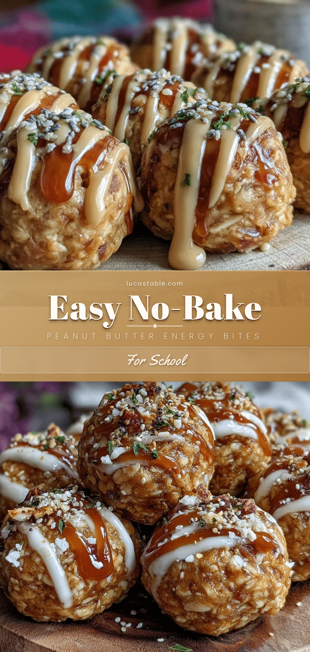 no-bake peanut butter oat energy bites recipe