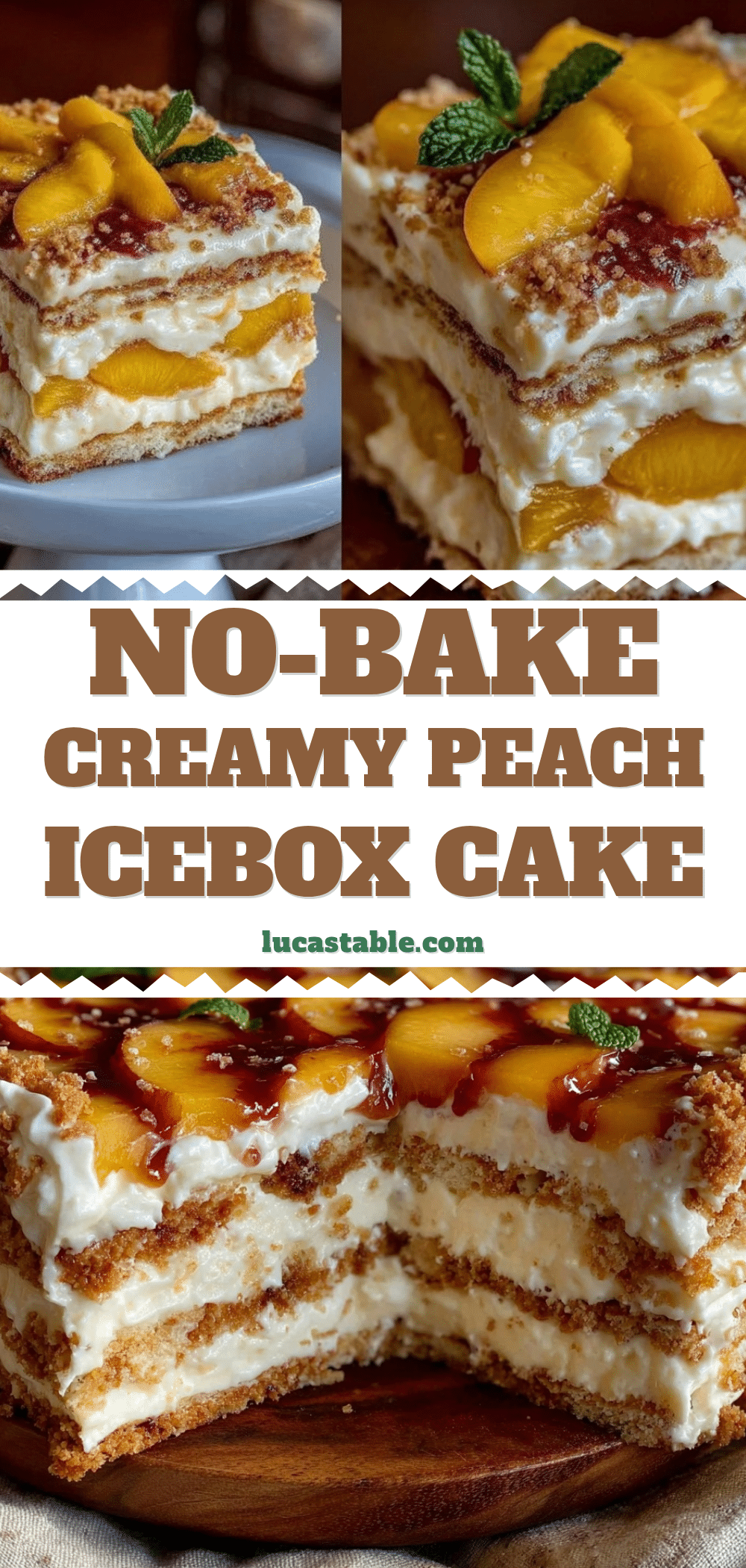 peach icebox cake recipe