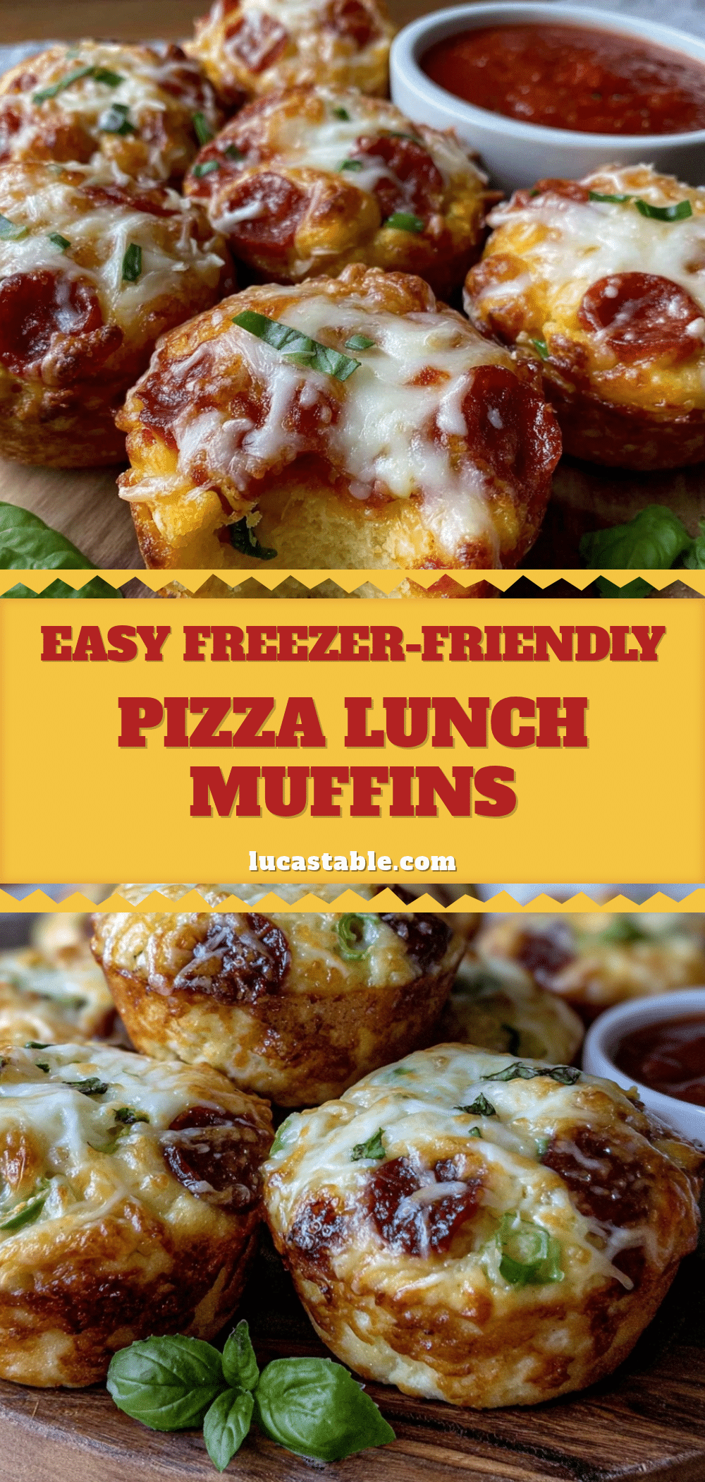 pizza lunch box muffins recipe