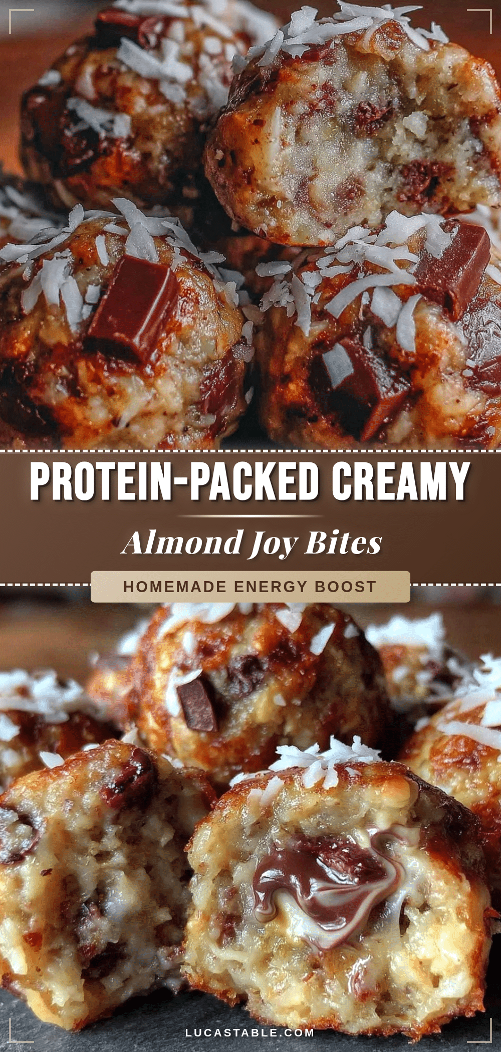 Protein-Packed Almond Joy Energy Bites recipe