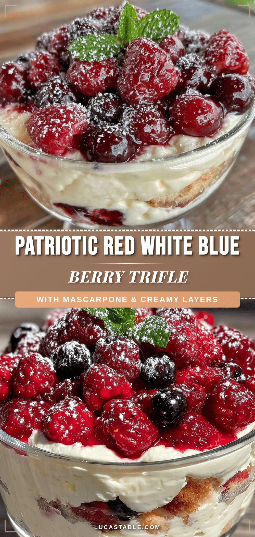 red white and blue berry trifle recipe