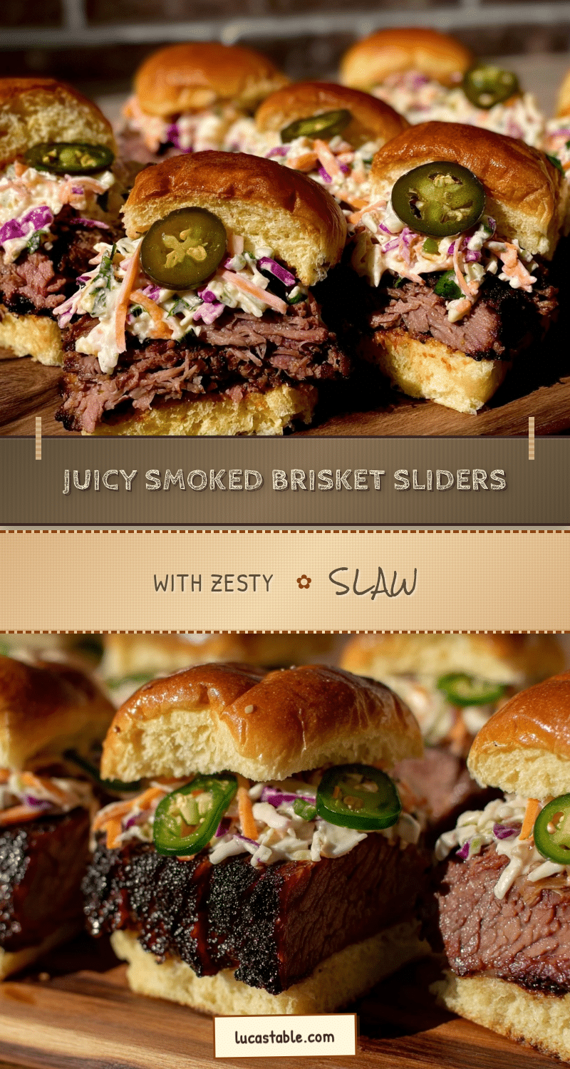 smoked brisket sliders recipe
