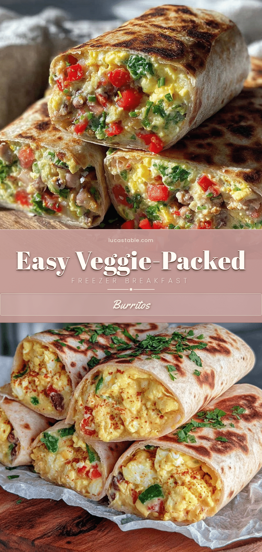 veggie-packed freezer breakfast burritos recipe