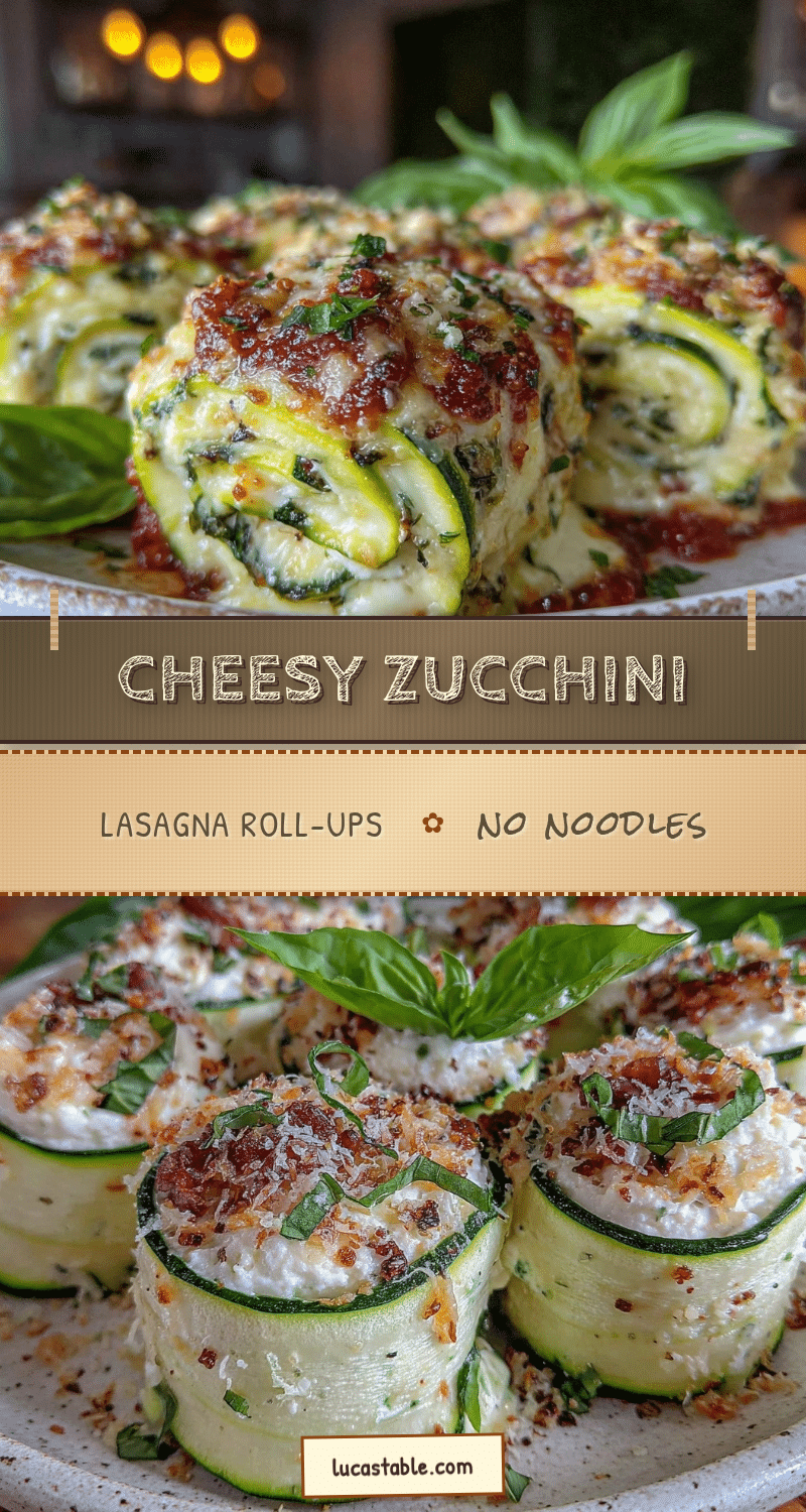 zucchini lasagna roll-ups recipe