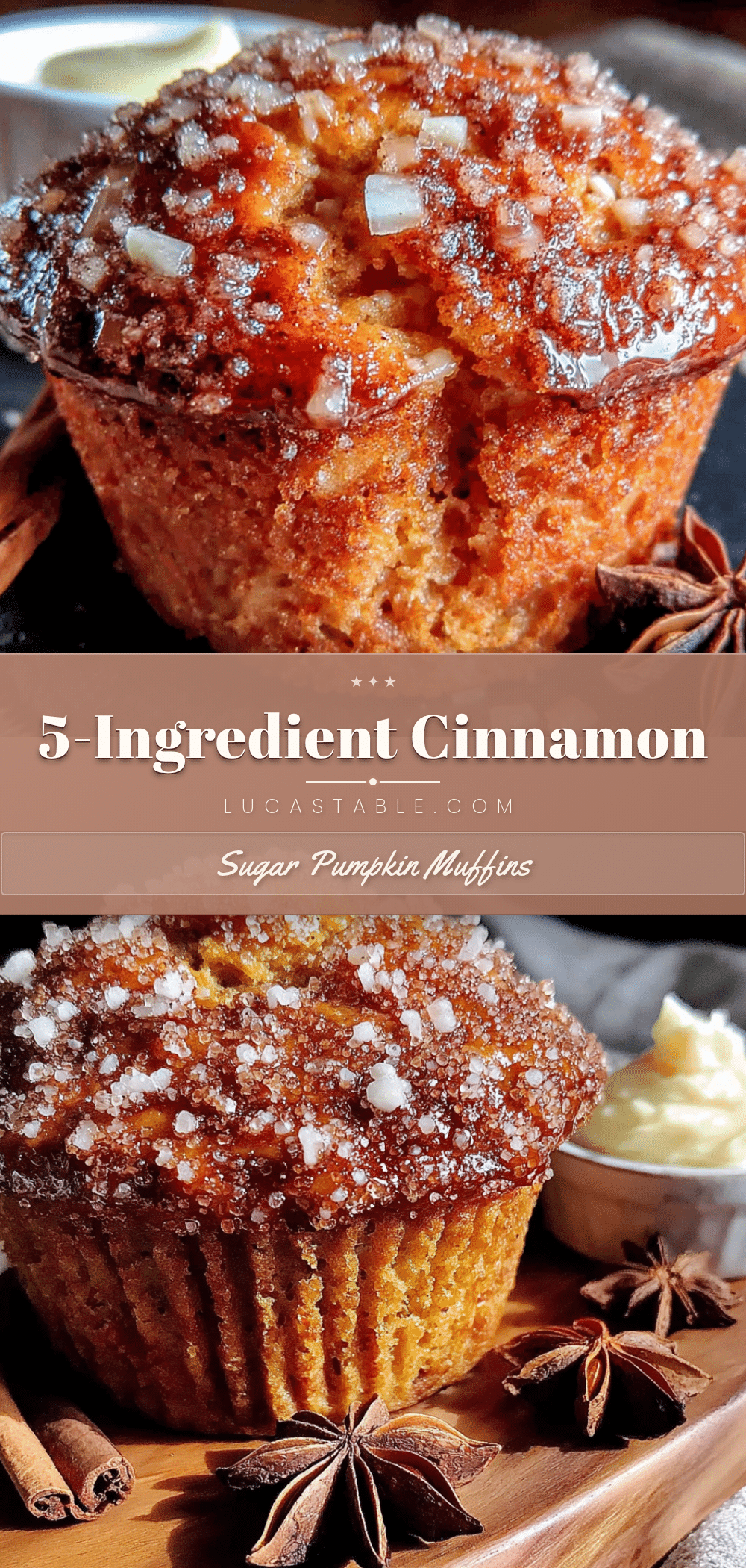5-ingredient pumpkin muffins recipe