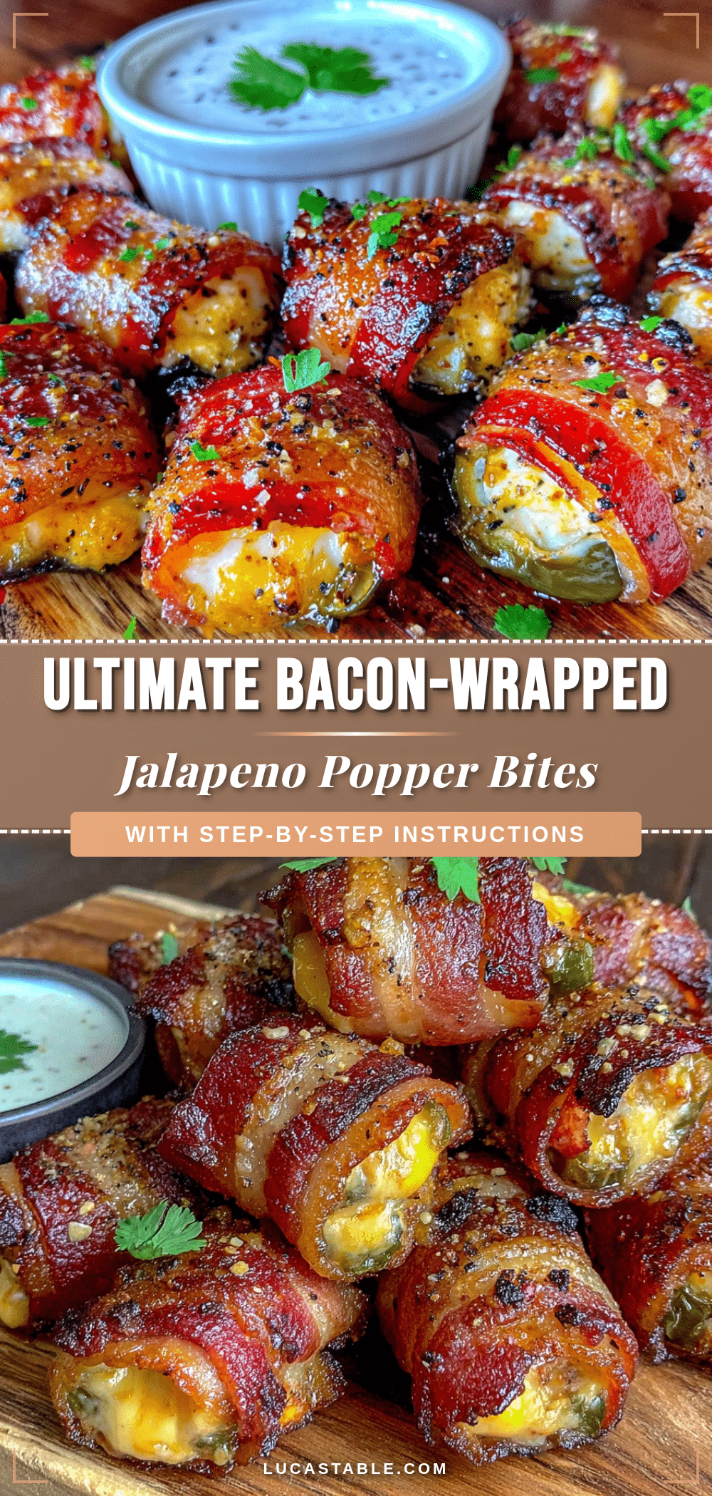 bacon-wrapped jalapeño popper bites recipe