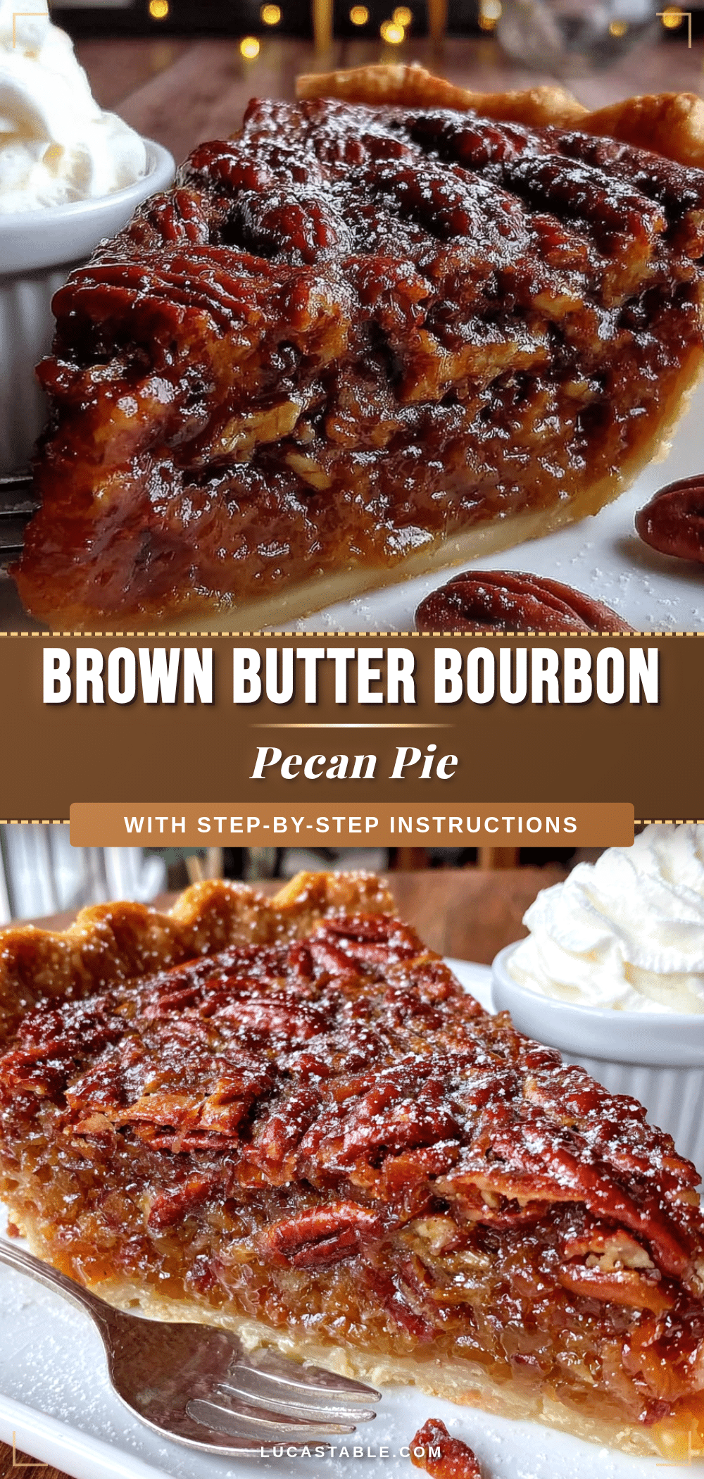brown butter bourbon pecan pie recipe
