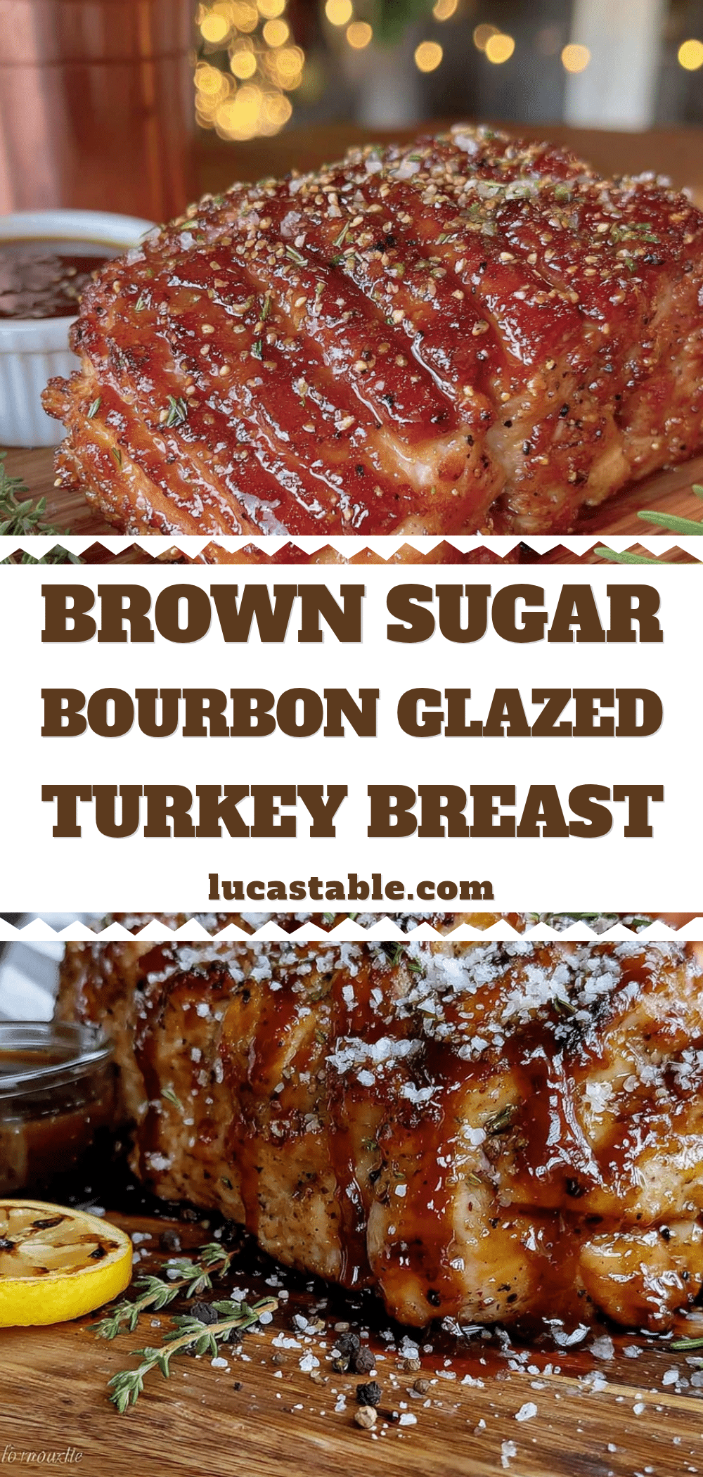 brown sugar bourbon glazed turkey breast recipe
