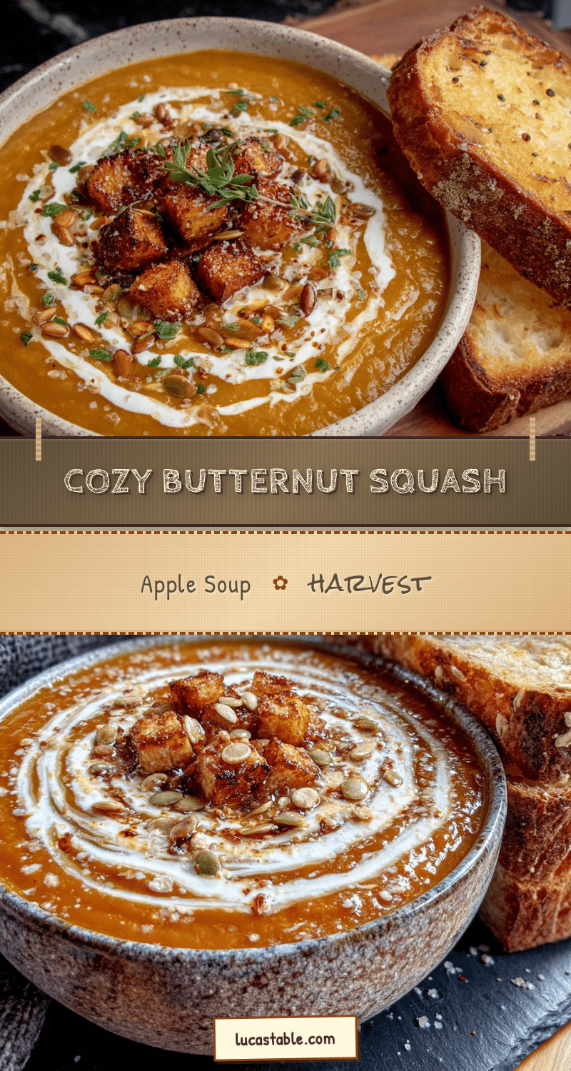 butternut squash apple soup recipe