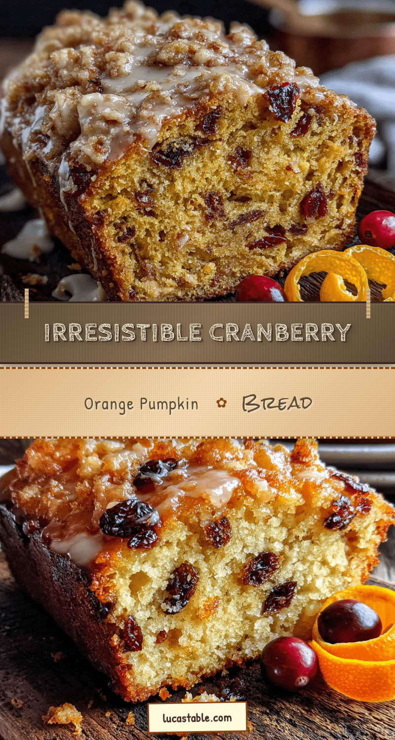 cranberry orange pumpkin bread recipe