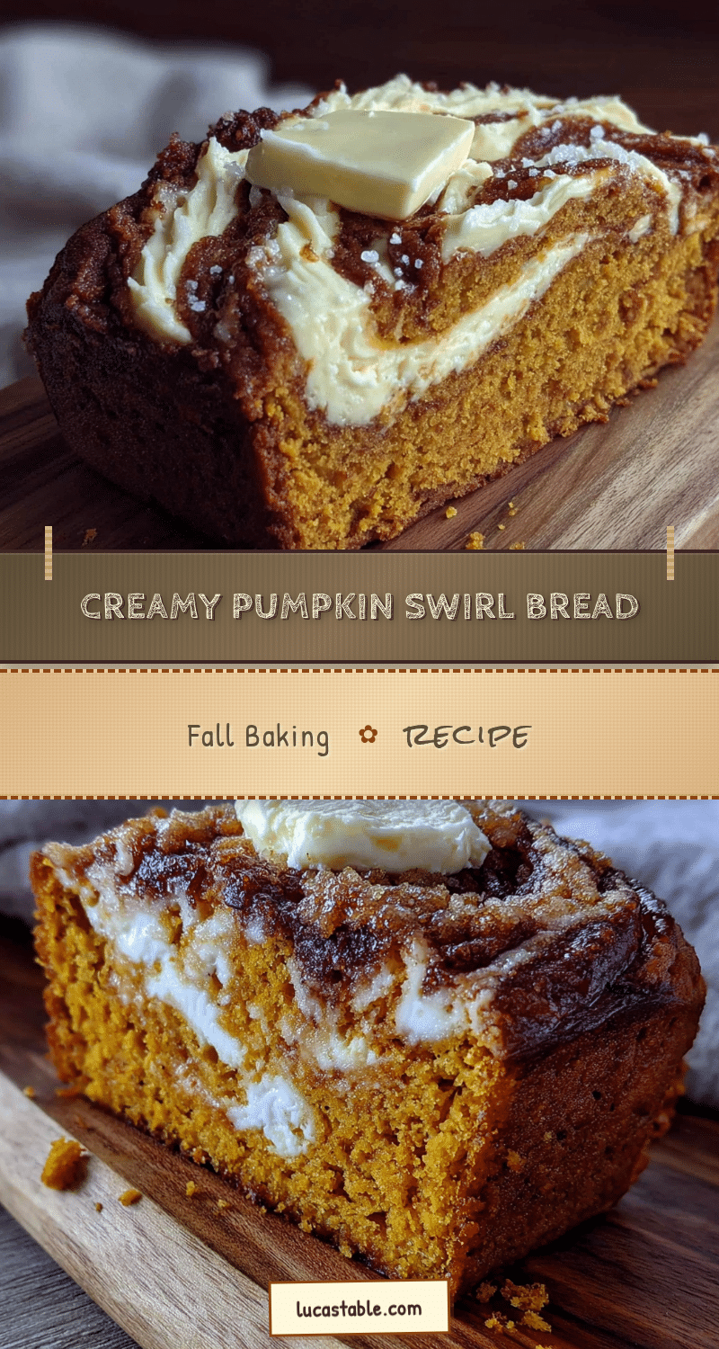 cream cheese swirl pumpkin bread recipe