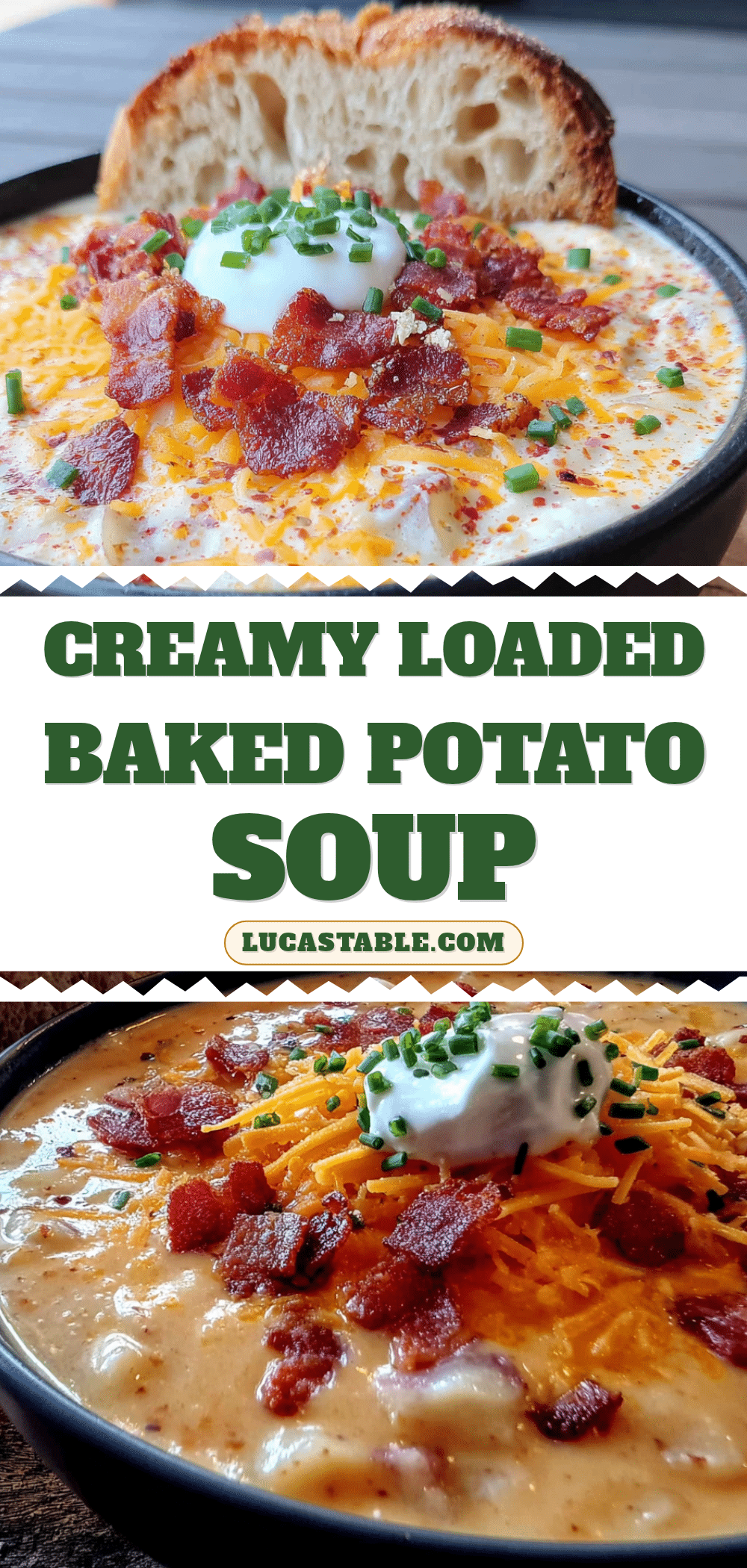 creamy loaded baked potato soup recipe