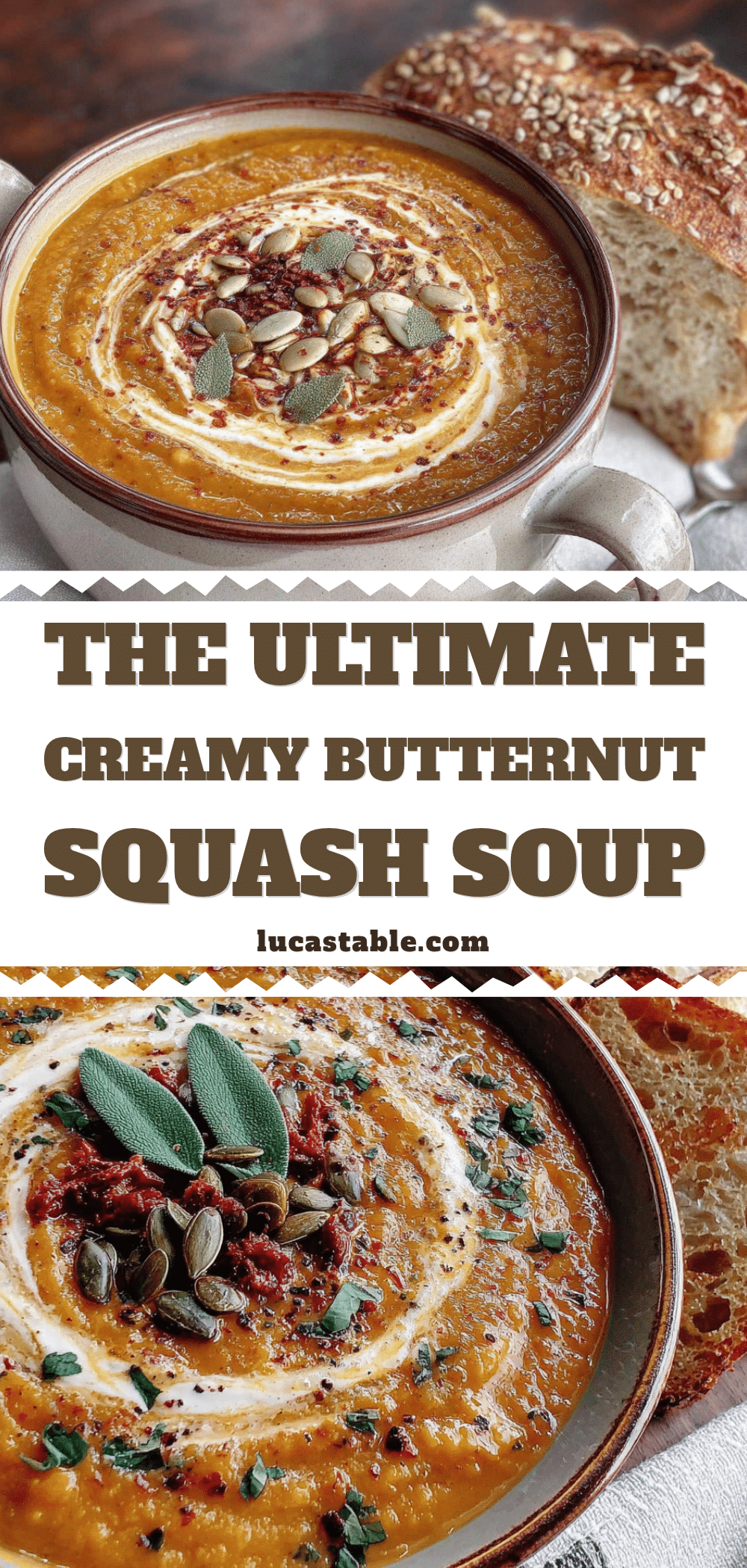 creamy roasted butternut squash soup recipe