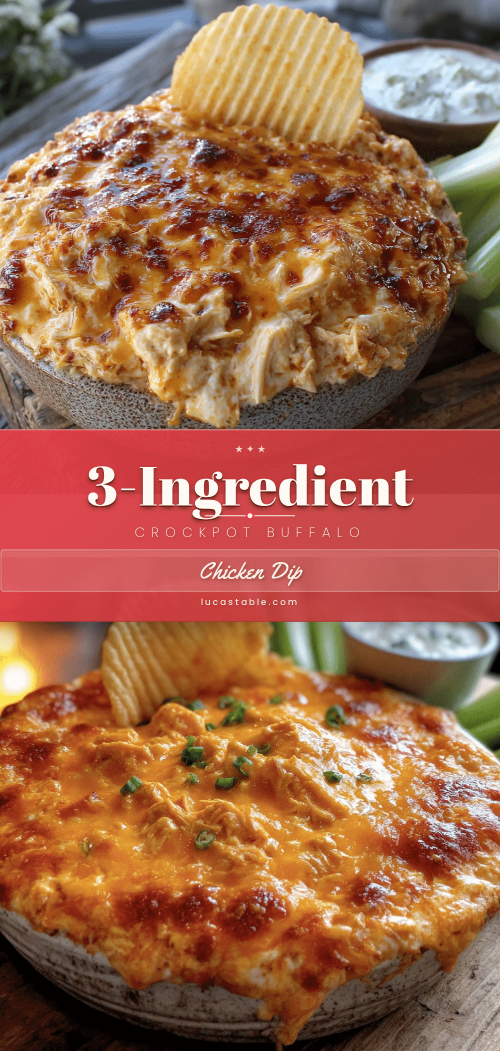 crockpot buffalo chicken dip recipe