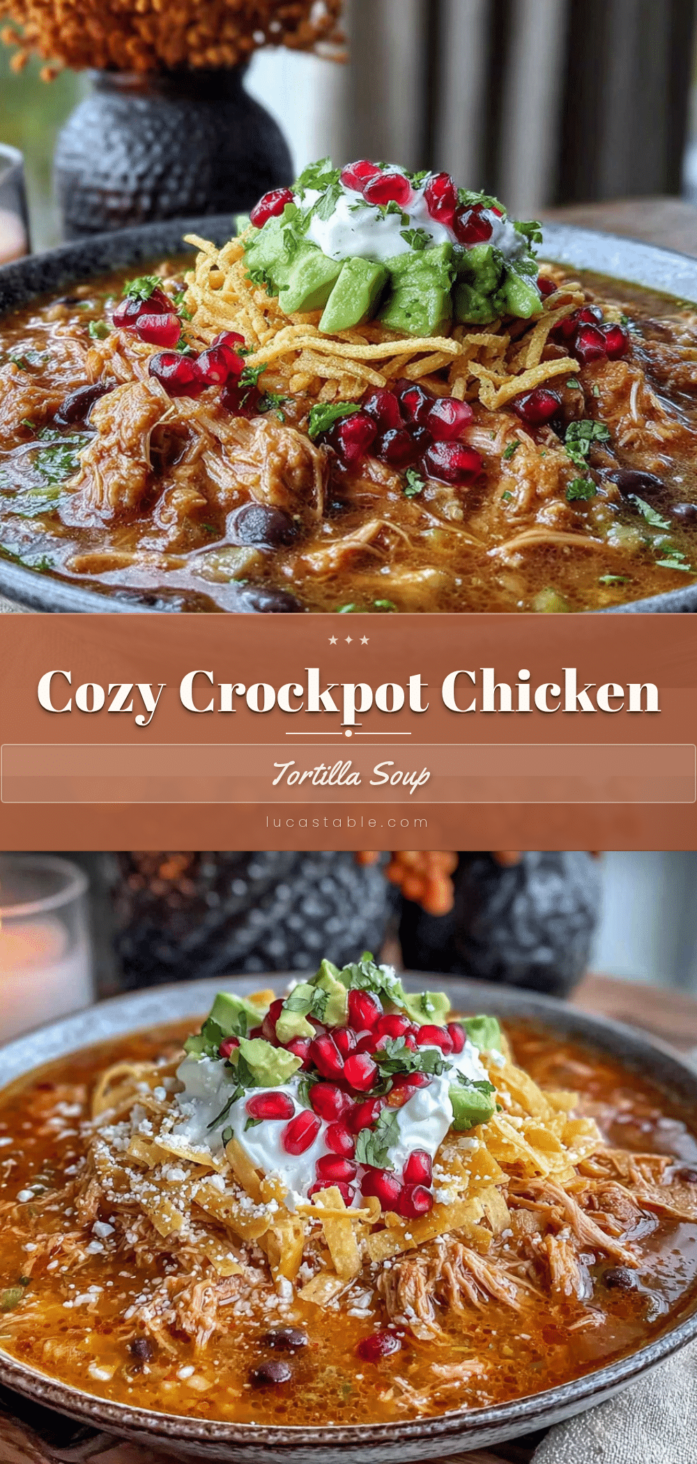 crockpot chicken tortilla soup recipe