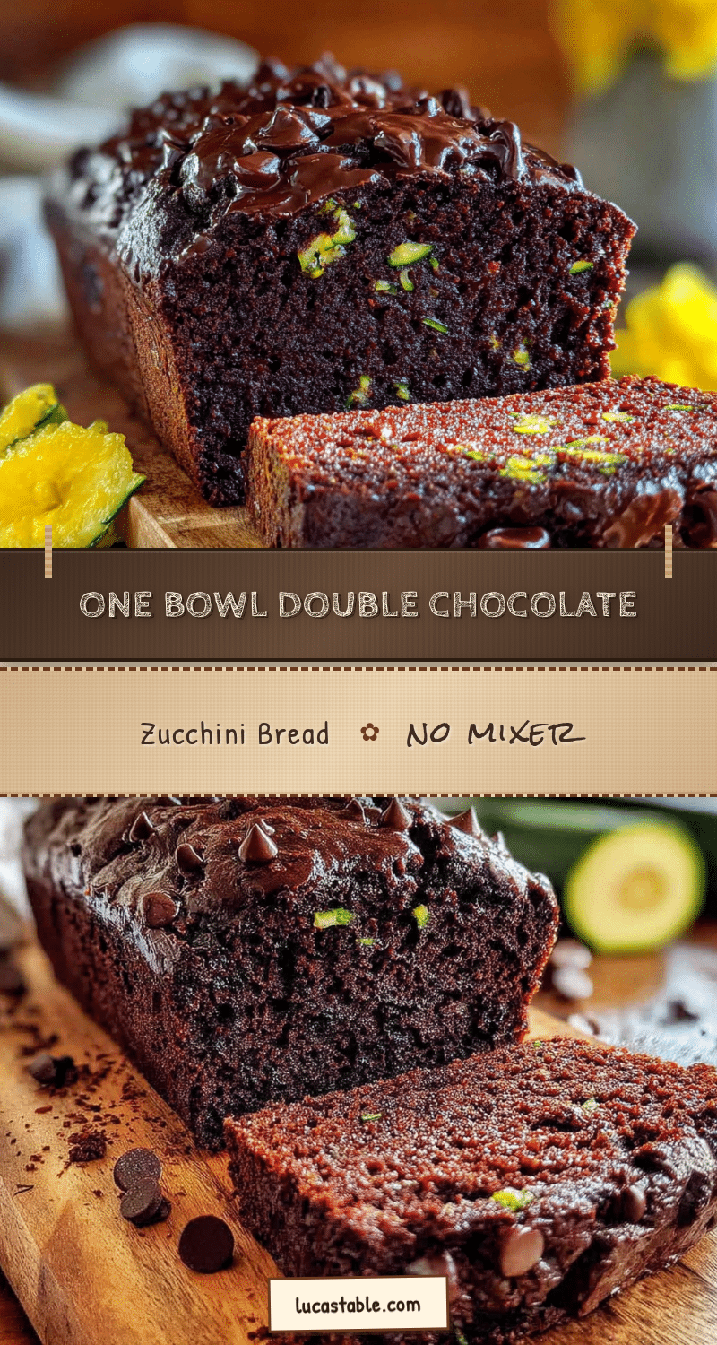 double chocolate zucchini bread recipe