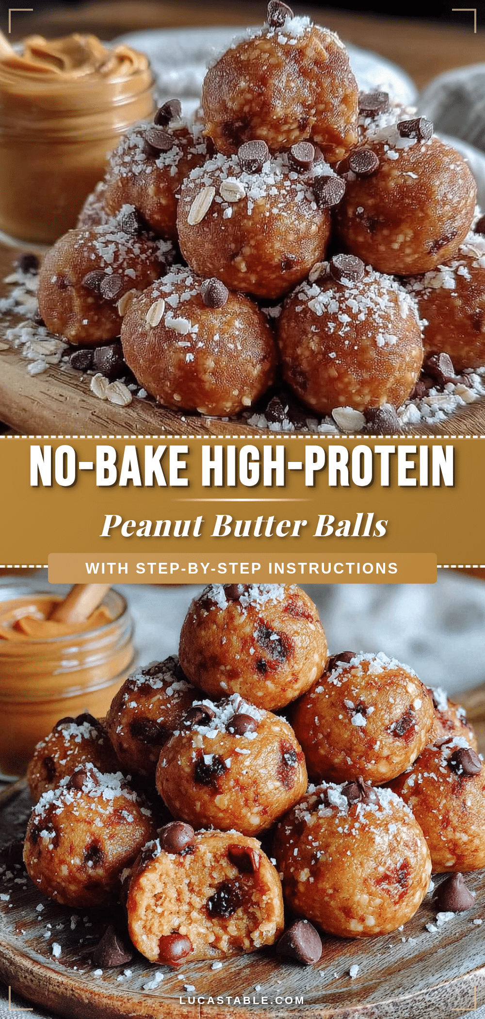 easy high-protein peanut butter protein balls no-bake recipe