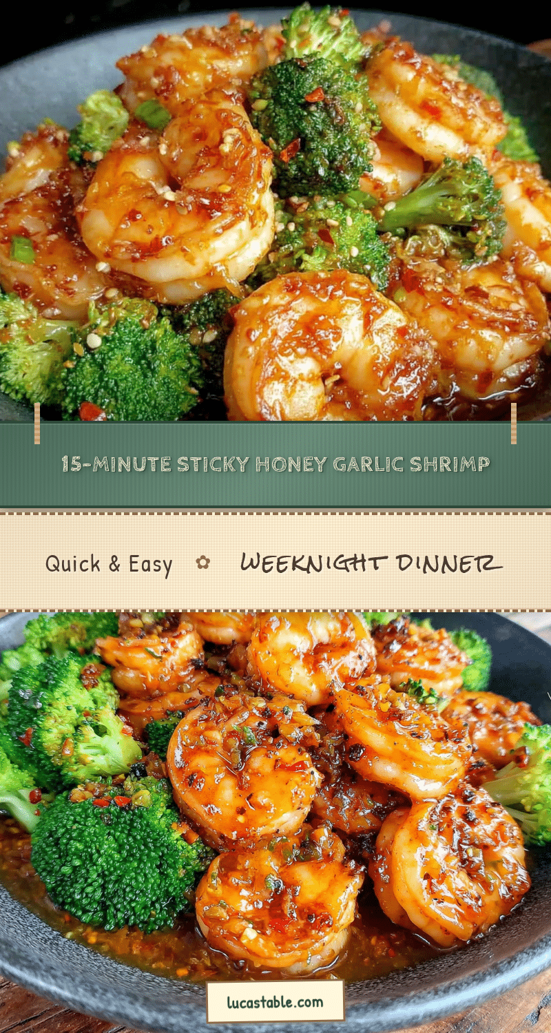 easy honey garlic shrimp and broccoli in 15 minutes recipe