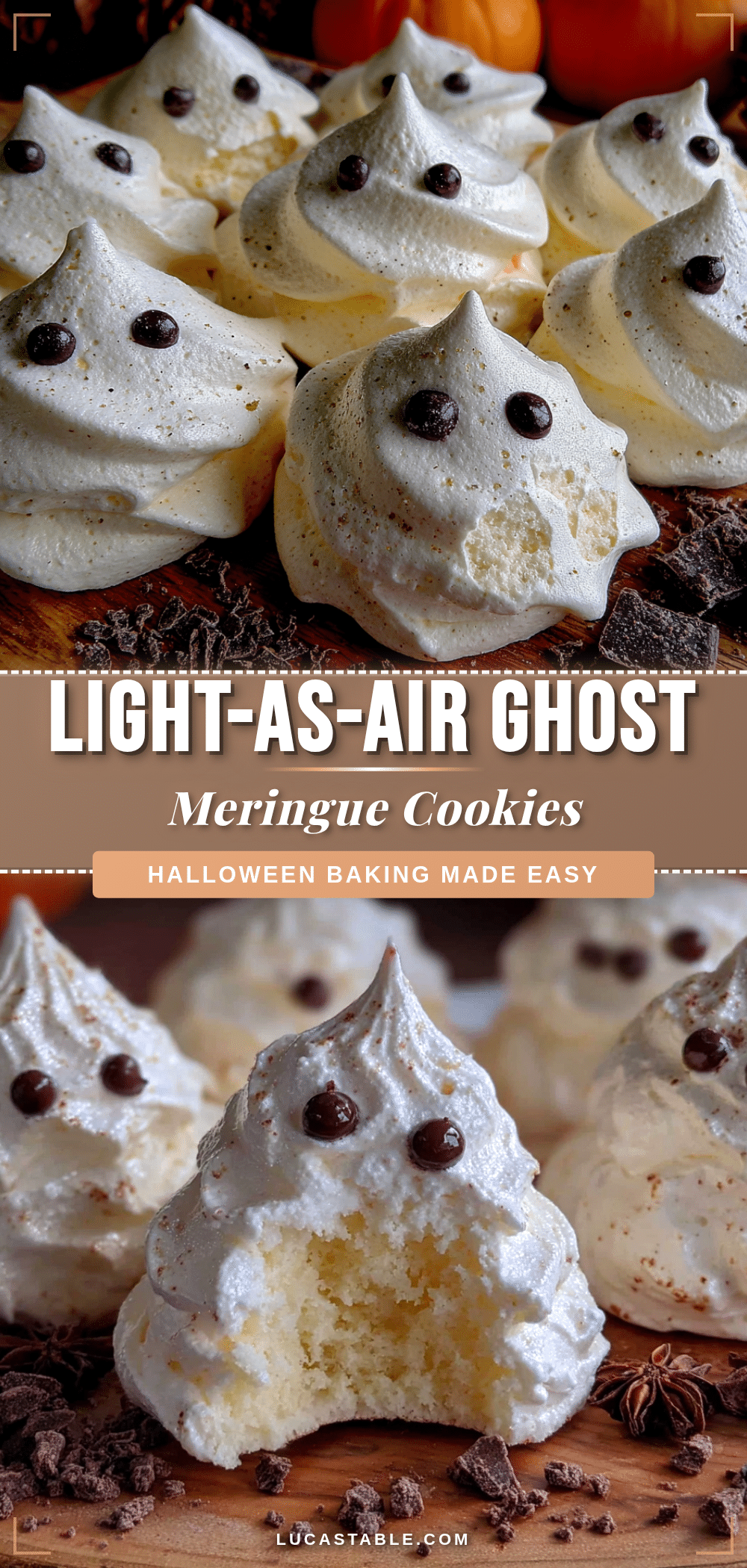 ghost meringue cookies recipe