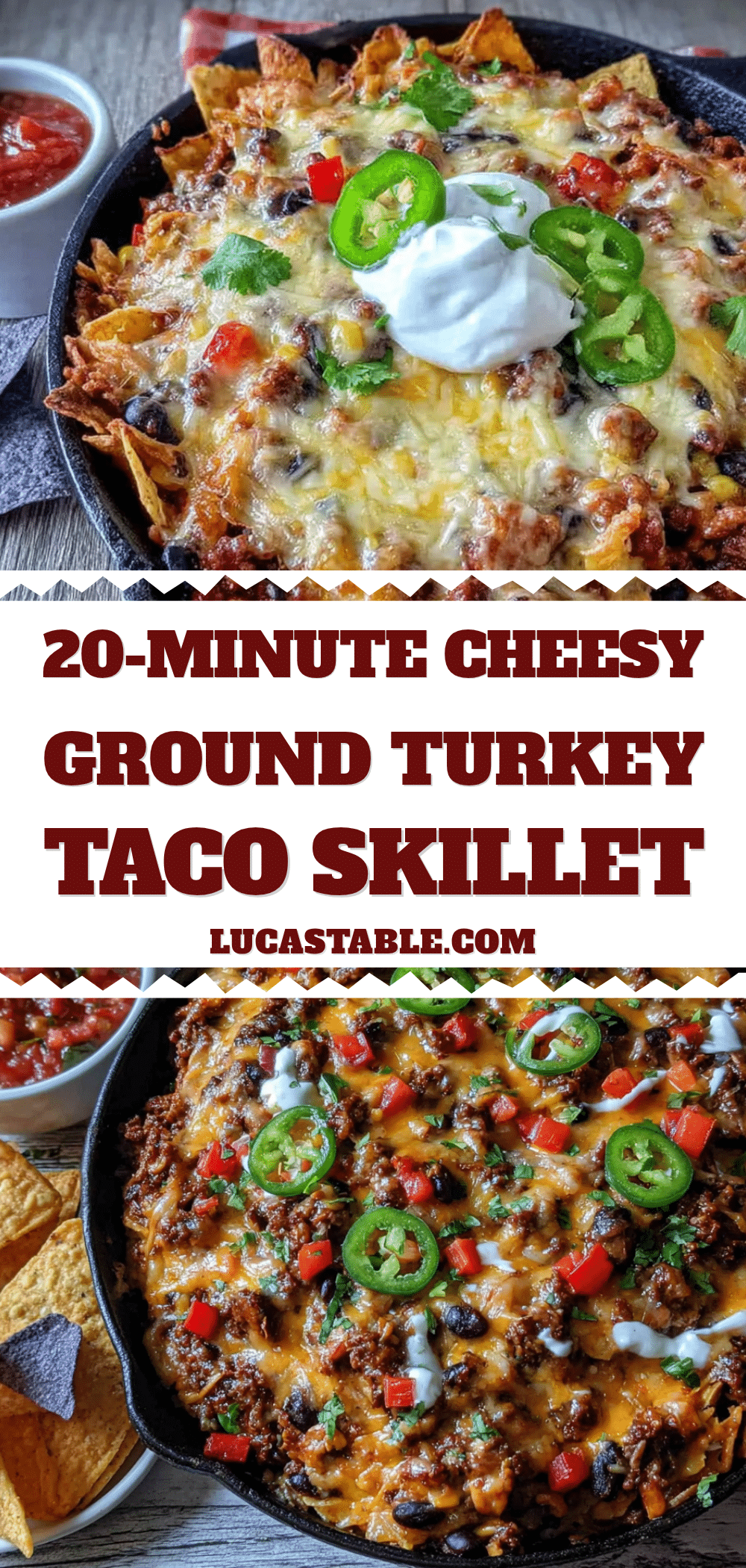 ground turkey taco skillet recipe