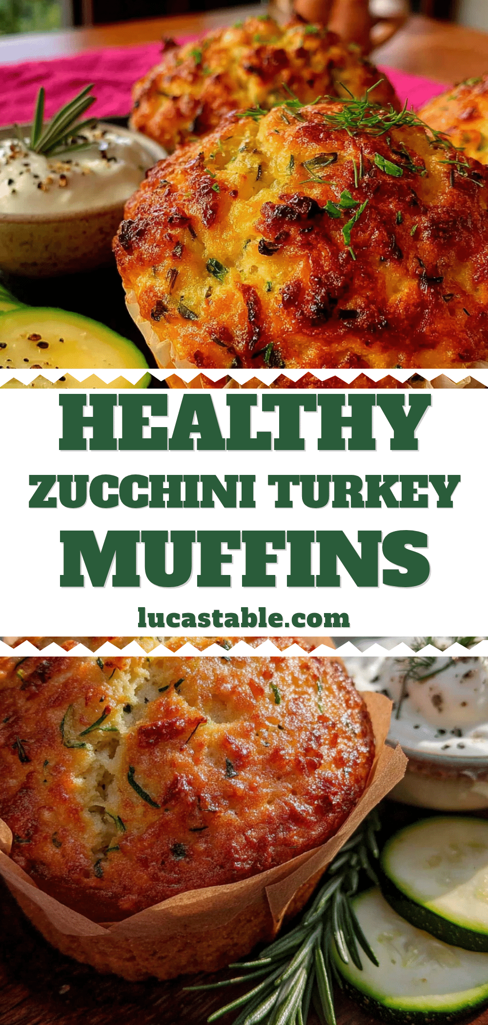 healthy turkey zucchini muffins recipe