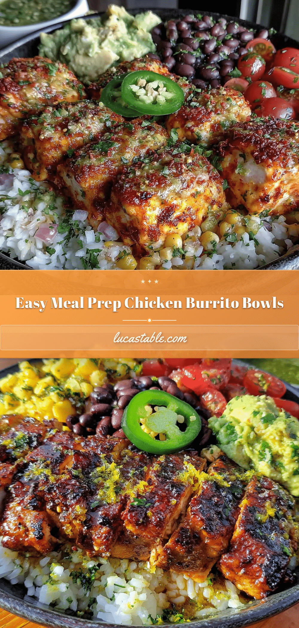 meal prep chicken burrito bowls recipe