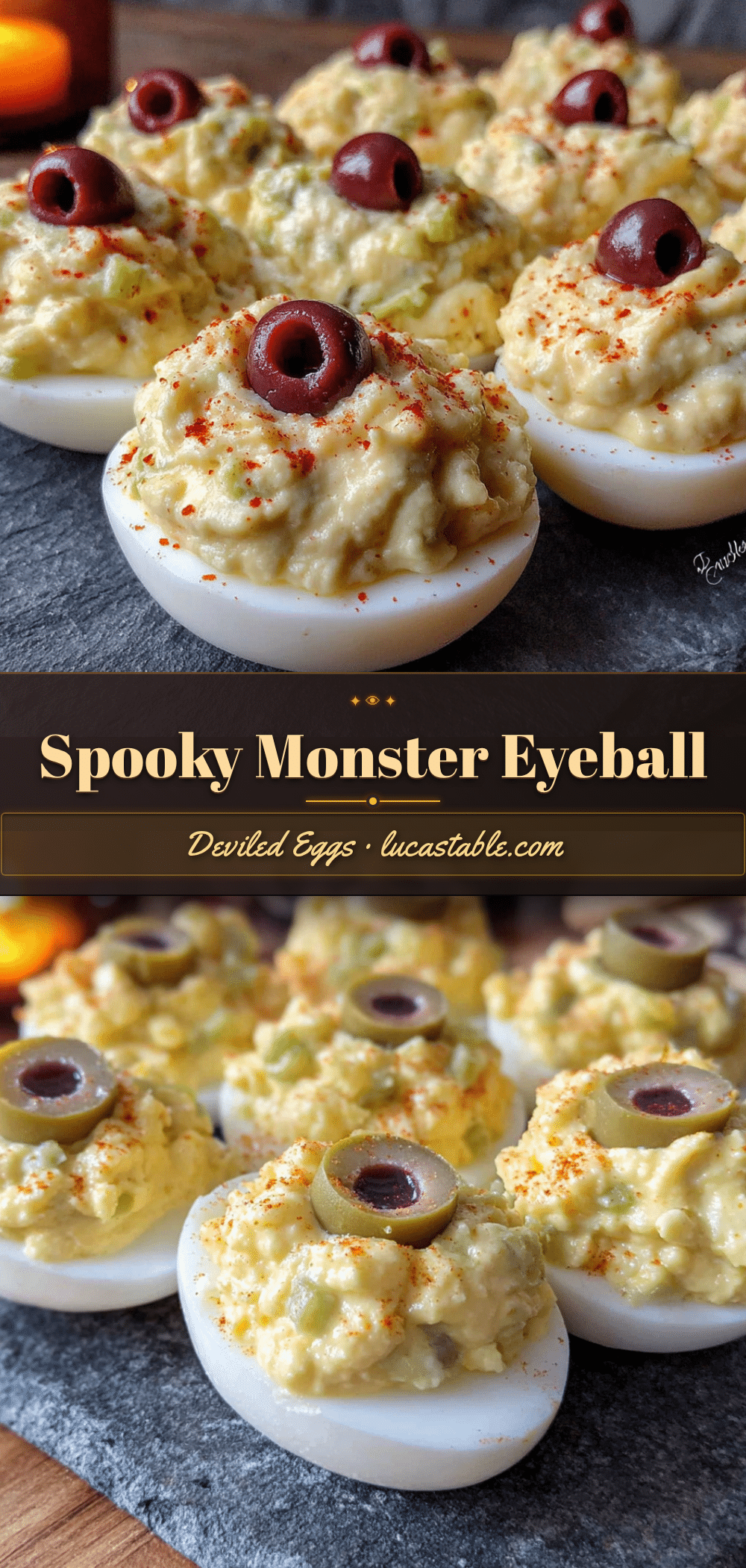 monster eyeball deviled eggs recipe