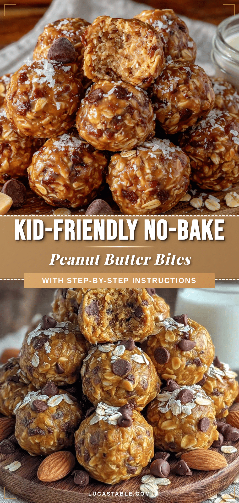 no-bake peanut butter oat energy bites recipe