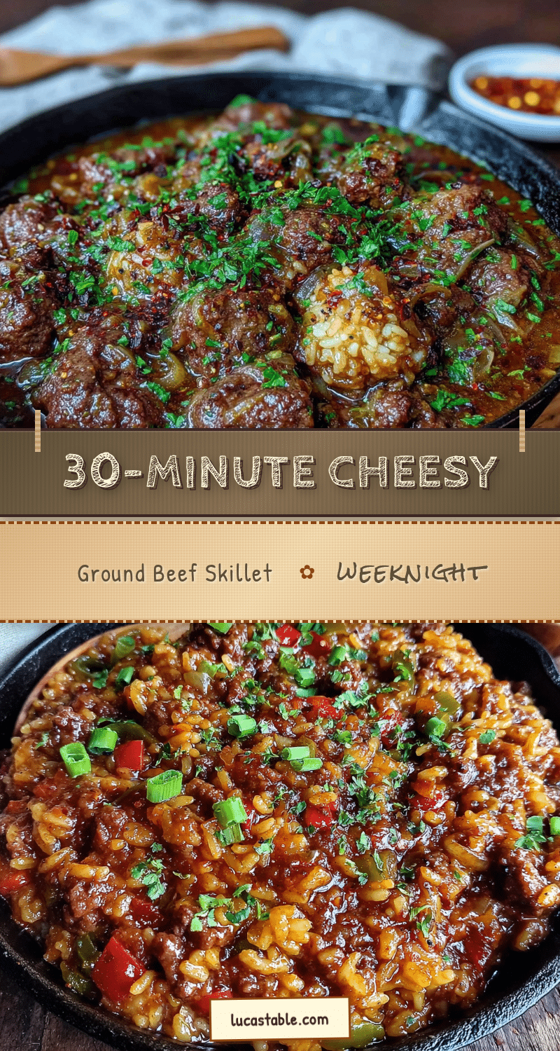 one-pot ground beef and rice skillet recipe
