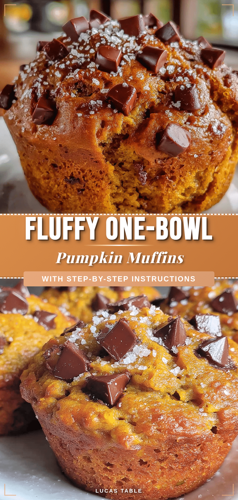 pumpkin chocolate chip muffins recipe