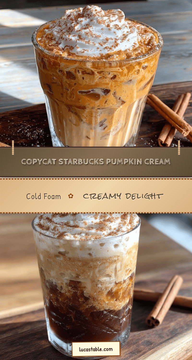 pumpkin cream cold foam coffee recipe