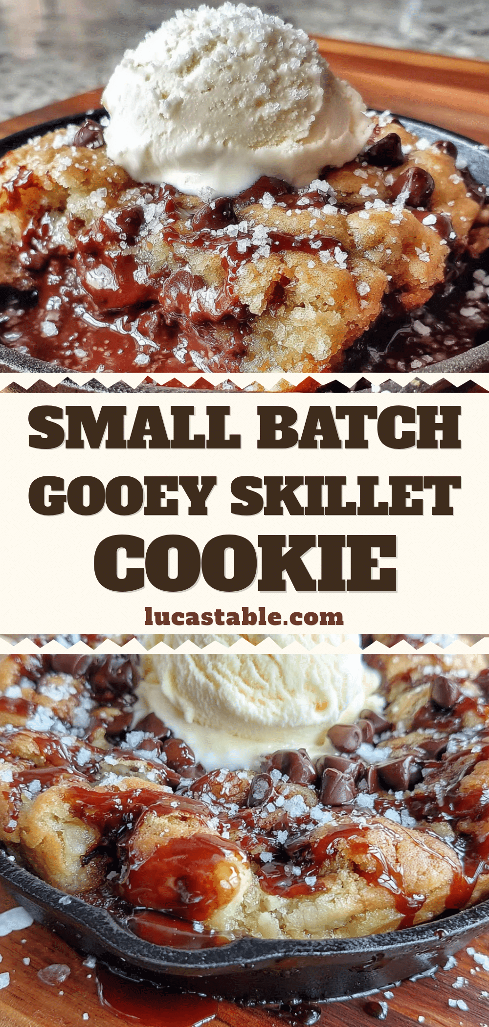 small-batch skillet cookie recipe